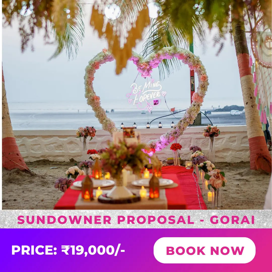 Sundowner Proposal Gorai Beach