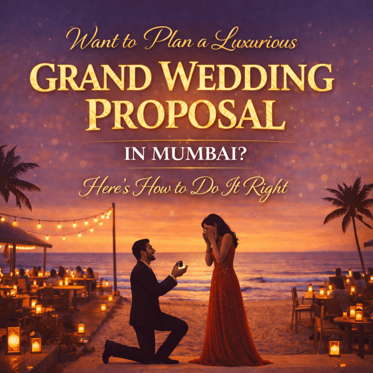 Luxurious Grand Wedding Proposal in Mumbai